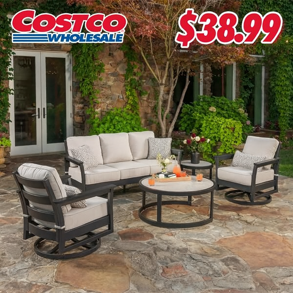 Clearance sale!! 💥SunVilla Fairchild 5-piece Outdoor Patio Seating Set💥
